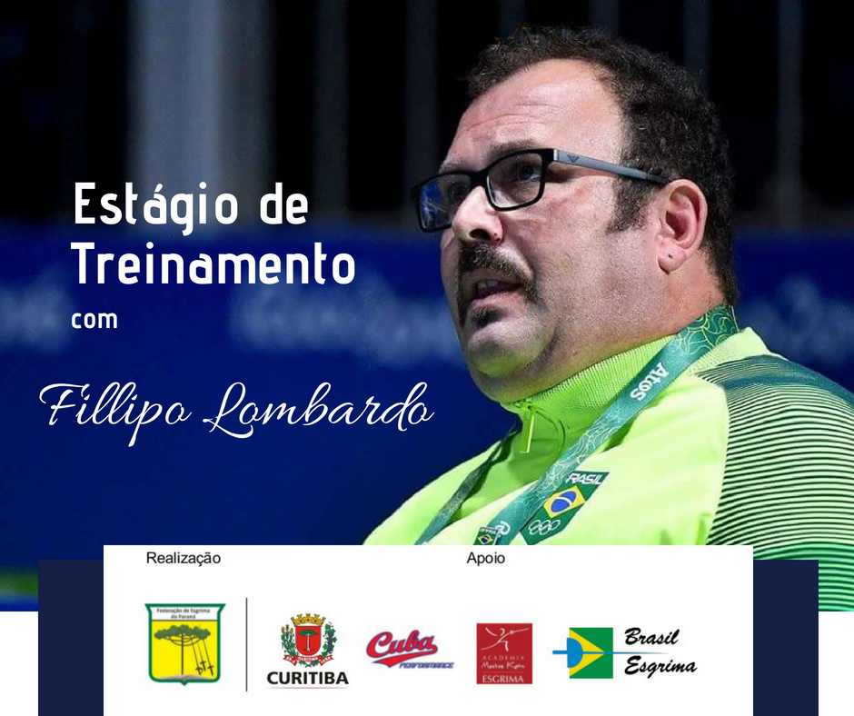 Federação de Esgrima do Paraná promove estágio com Mestre Fillipo Lombardo