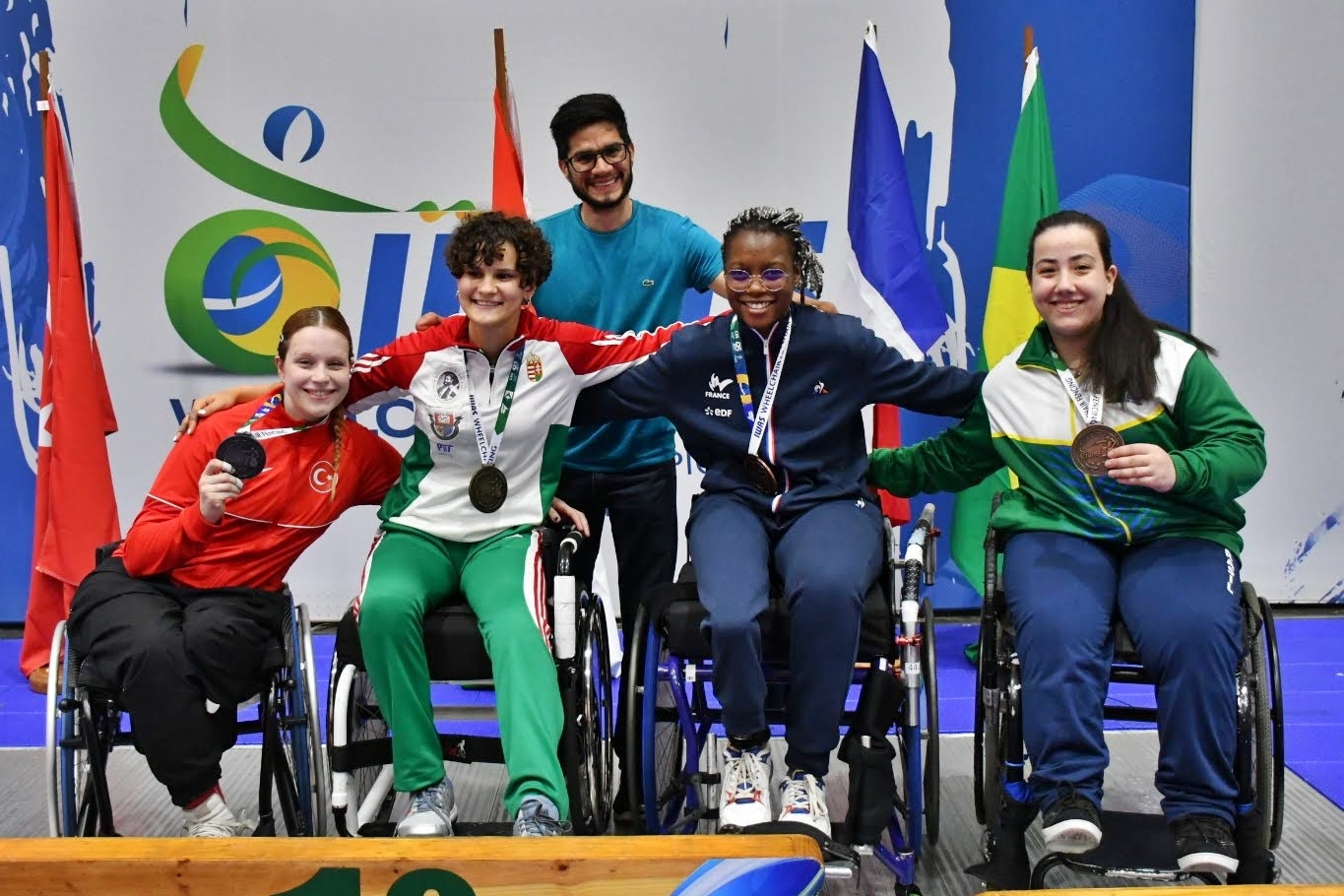 Kevin Damasceno e Ana Elisa Paz voltam ao pódio no Mundial Paralímpico Sub-23