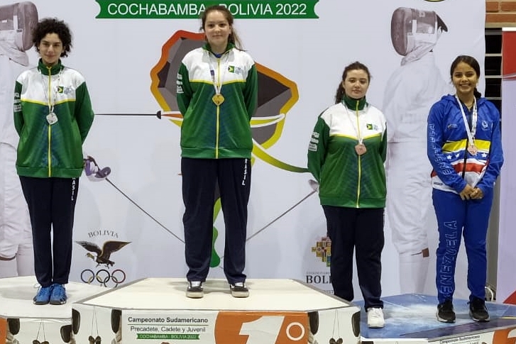 Laura Correia fatura mais um ouro no Campeonato Sul-Americano em Cochabamba, na Bolívia