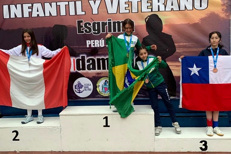No segundo dia do Campeonato Sul-Americano Infantil e Veterano, Brasil conquista mais nove medalhas