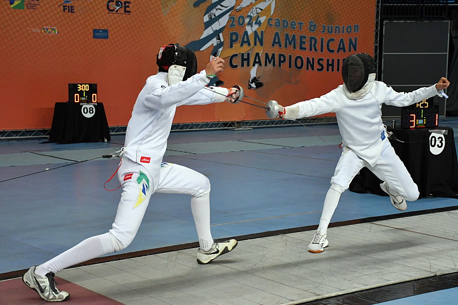 Arena Carioca I é palco de duelos emocionantes no primeiro dia do Campeonato Pan-Americano Cadete e Juvenil