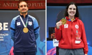 Guilherme Toldo e Karina Trois campeões do Torneio Nacional Cidade de São Paulo de esgrima