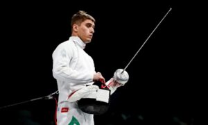 Alexandre Camargo compete no Grand Prix de espada em Budapeste