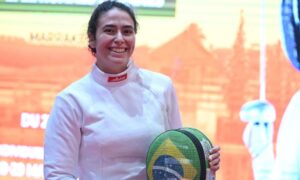 Victoria Vizeu na Copa do Mundo de espada em Marrakech