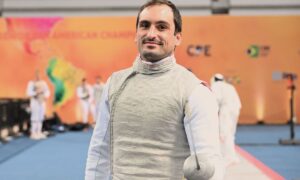 Guilherme Toldo ficou em quinto lugar no florete masculino no Campeonato Pan-Americano de esgrima