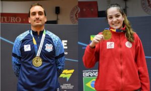 Guilherme Toldo e Laura Correia