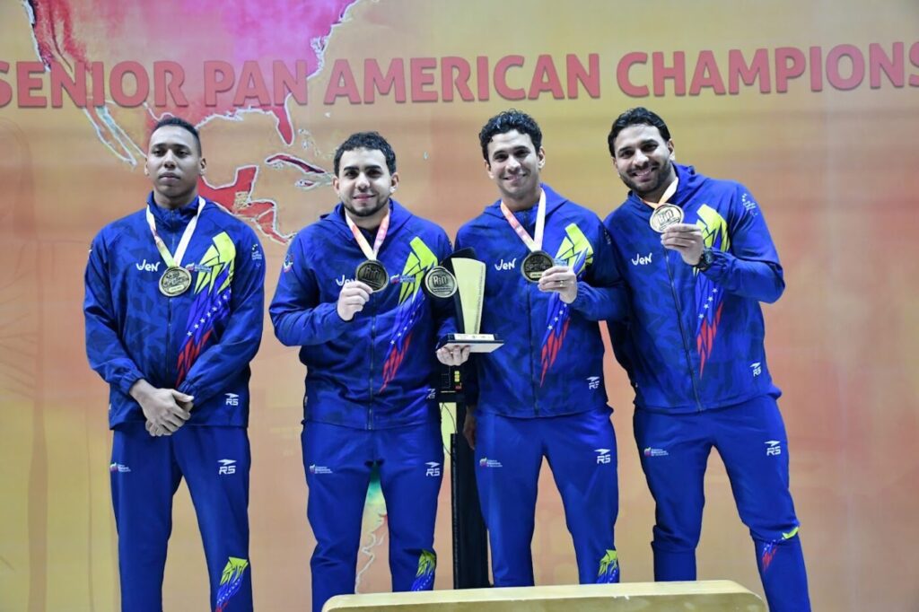 Venezuela campeã da espada masculina no Campeonato Pan-Americano 2025