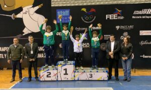 ouro para João Pedro Perito, prata para Luiz Ricardo Traina e bronze para Gabriel Polizer