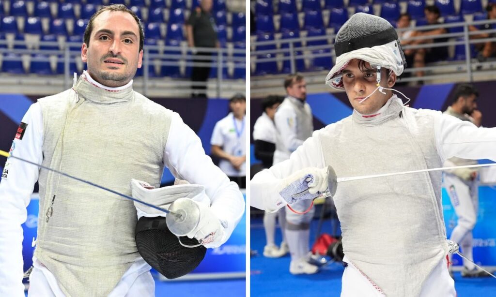 Guilherme Toldo e Paulo Morais avançam para o quadro principal do florete masculino no Mundial de esgrima