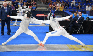 Beatriz Bulcão encara Arianna Errigo no Mundial de Esgrima