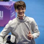 Marcus Pinto, bronze no sabre masculino da esgrima nos Jogos Pan-Americanos Júnior Assunção-2025 (Foto: Grazie Batista/COB)