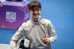 Marcus Pinto, bronze no sabre masculino da esgrima nos Jogos Pan-Americanos Júnior Assunção-2025 (Foto: Grazie Batista/COB)