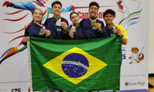 Sul-Americano pré-cadete estreia com nove medalhas para o Brasil
