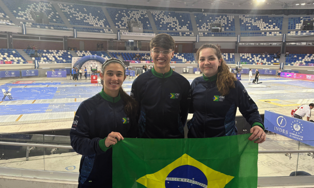 Pietra Campos - Matheus Souza - Laura Correia na Copa do Mundo Juvenil em El Salvador