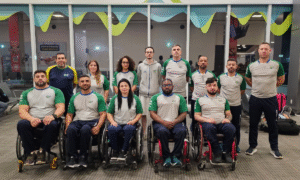 Delegação brasileira que foi para a Copa do Mundo de Paraesgrima na Tailândia