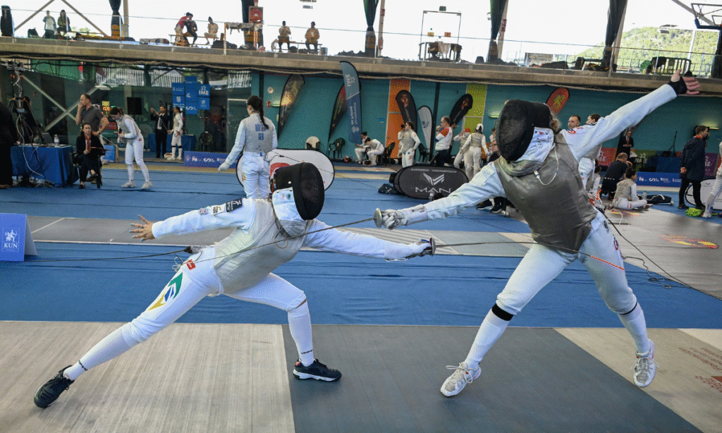 Giovana Bonetti na Copa do Mundo de Florete em Palma de Mallorca na Espanha