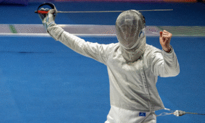 Marcus Pinto na Copa do Mundo Cadete e Júnior de Sabre
