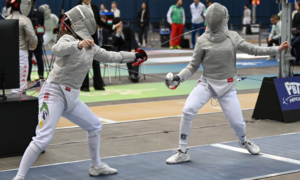Carolina Szasz etapa de budapeste da copa do mundo cadete de sabre esgrima