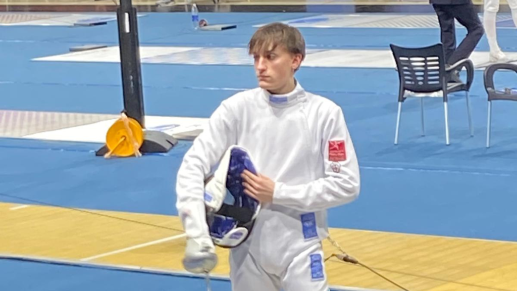 Elia Pietro Galli esgrima Etapa de Manama da Copa do Mundo Cadete e Juvenil de espada