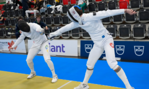 Alexandre Camargo na Copa do mundo de espada na Suíça