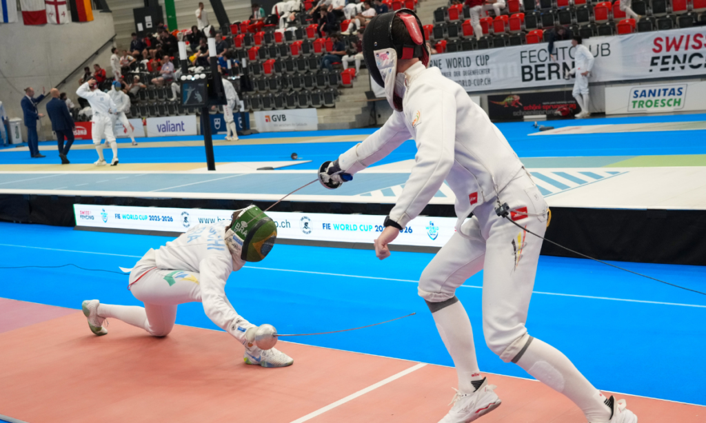 Nicolas Deguchi na Copa do Mundo de Espada na Suíça 