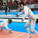 Nicolas Deguchi na Copa do Mundo de Espada na Suíça