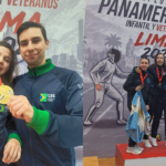 Manuela Hansen (ouro, infantil B sabre) Ekaterina Kholmogorova e Ana Herklotz (ouro, bronze, espada pré-veterano)