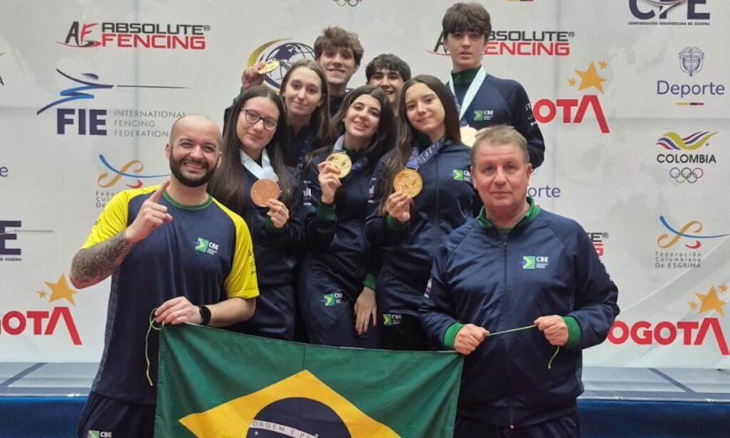 delegação brasil medalhas copa do mundo juvenil e cadete de sabre