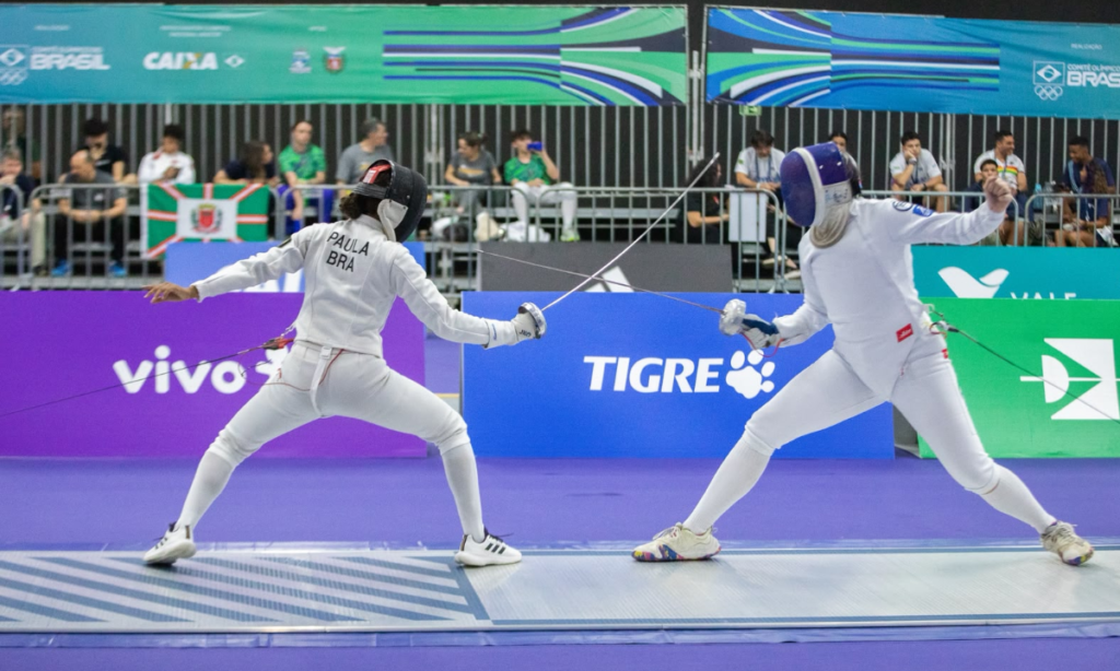 Esgrima define medalhistas dos Jogos da Juventude 2026 em Foz do Iguaçu