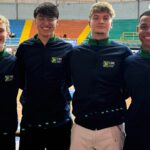 Pedro Hopfer, Matheus Souza, Matheus Brandt e Pedro Rocha na Copa do Mundo de San José (CRC)
